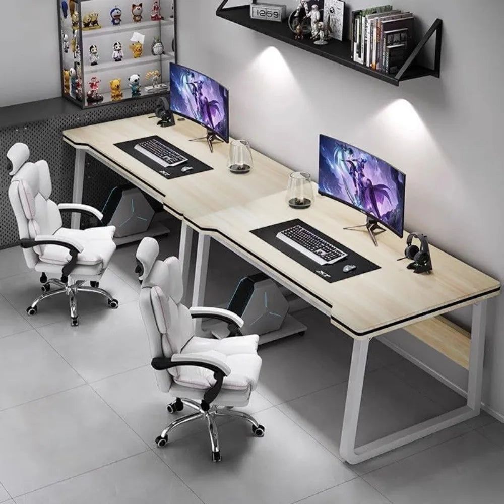Gaming Desk Computer Writing Table Student Art Modern Simple Style PC Wood Suitable Portable Desk for Home