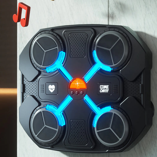 Stress Relief Toy Children Music Boxing Machine Smart Bluetooth-Compatible Boxing Pads Workout Wall Target Punching Training Equ