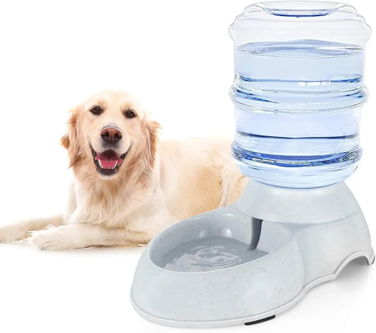 Pet Water Dispenser Station for Large Dogs and Cats 3 Gallon Gravity Automatic Feeder Water Fountain