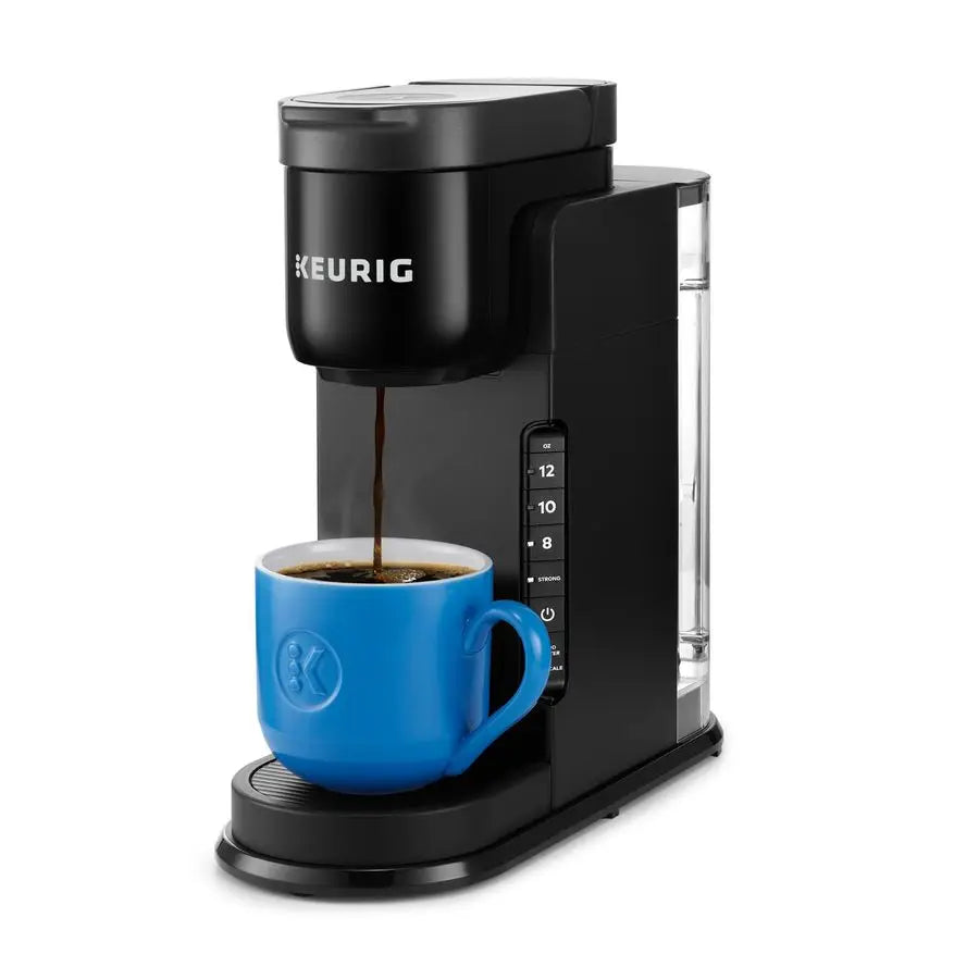 KExpress Single Serve KCup Pod Coffee Maker, 3 Brew Sizes, Strong Button Feature, 42oz Removable Reservoir, Black
