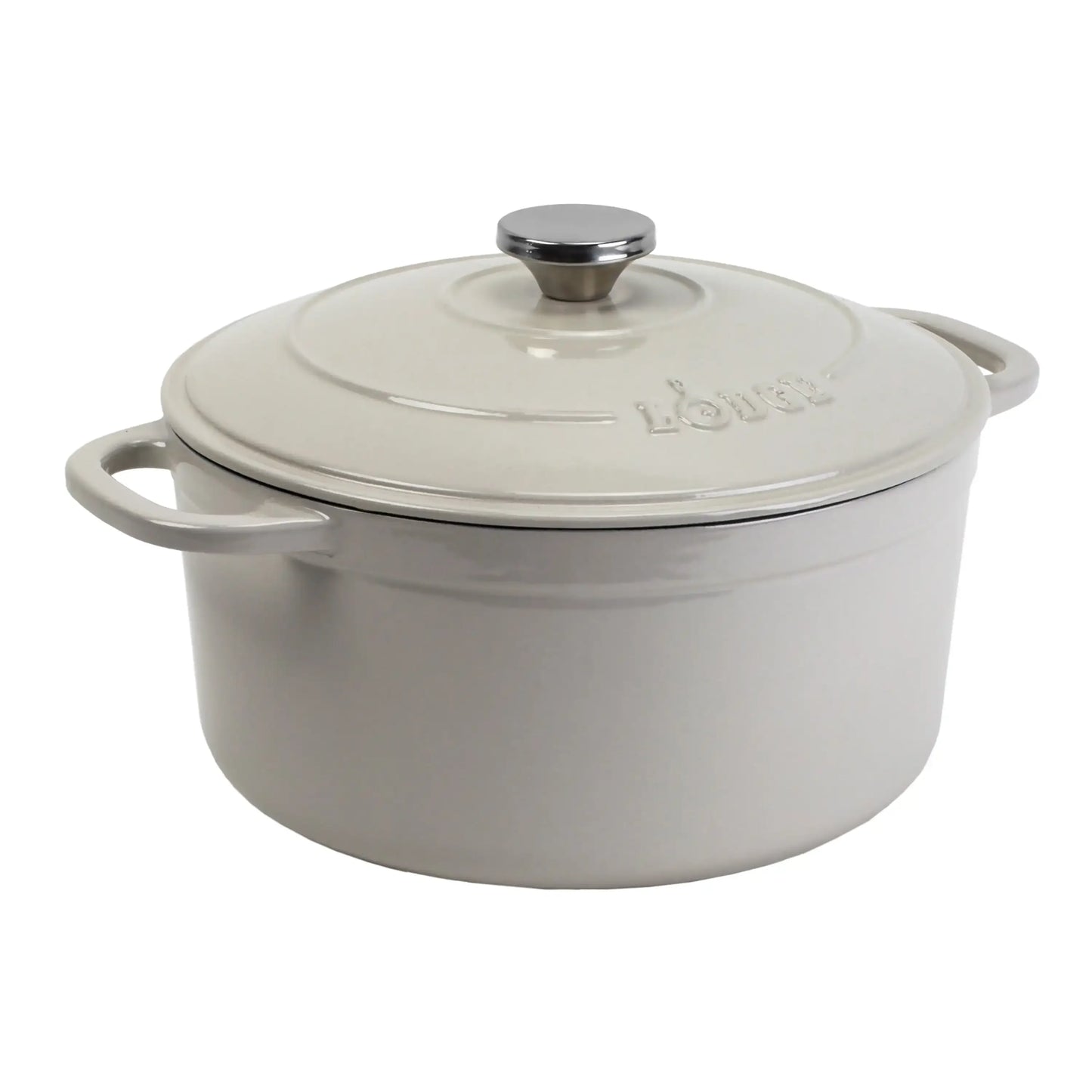 Lodge Cast Iron 5.5qt Red Enameled Dutch Oven  non stick cooking pot set