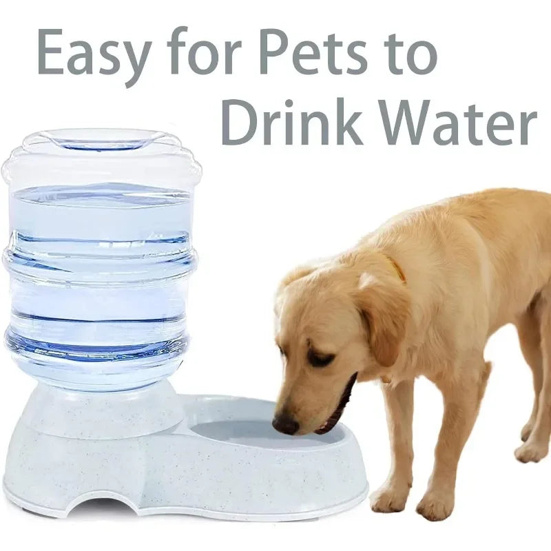 Pet Water Dispenser Station for Large Dogs and Cats 3 Gallon Gravity Automatic Feeder Water Fountain