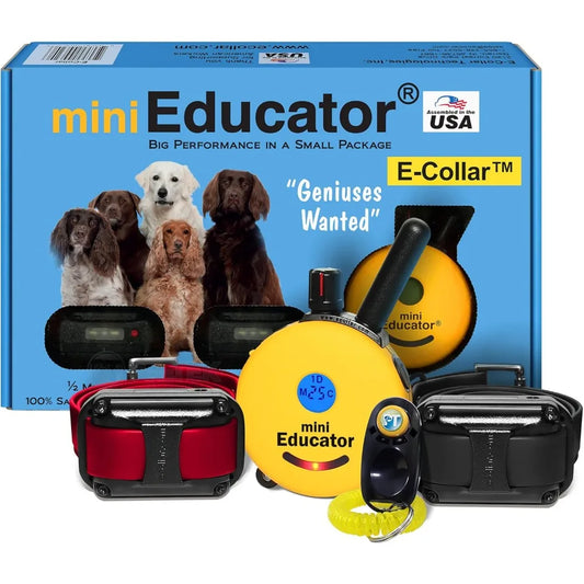 Rechargeable Dog Trainer Ecollar with Remote for Small, Medium, and Large Dogs by E-Collar Technologies - Electric, Vibration