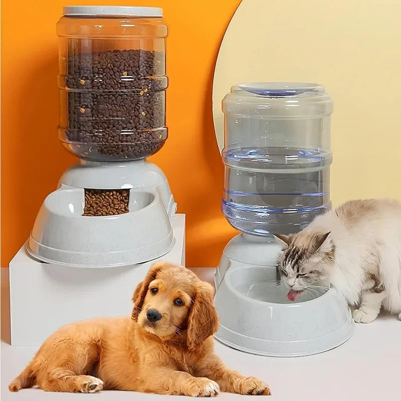 Pet Water Dispenser Station for Large Dogs and Cats 3 Gallon Gravity Automatic Feeder Water Fountain