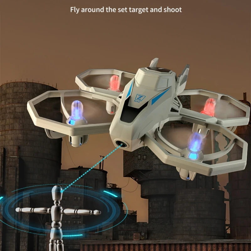 2.4G 4CH RC Drone 8K Camera 3D Flip Remote Control Drone Quadcopter Helicopter with LED Light Kids Flying Aircraft Altitude Hold