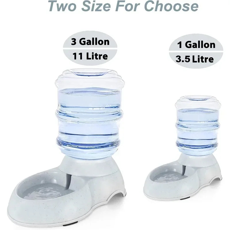 Pet Water Dispenser Station for Large Dogs and Cats 3 Gallon Gravity Automatic Feeder Water Fountain