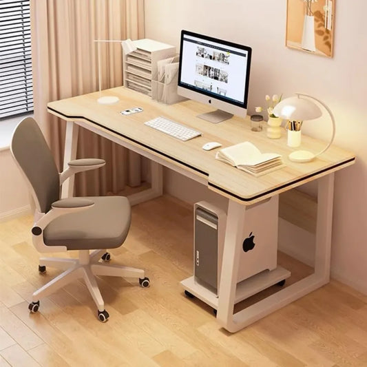 Gaming Desk Computer Writing Table Student Art Modern Simple Style PC Wood Suitable Portable Desk for Home