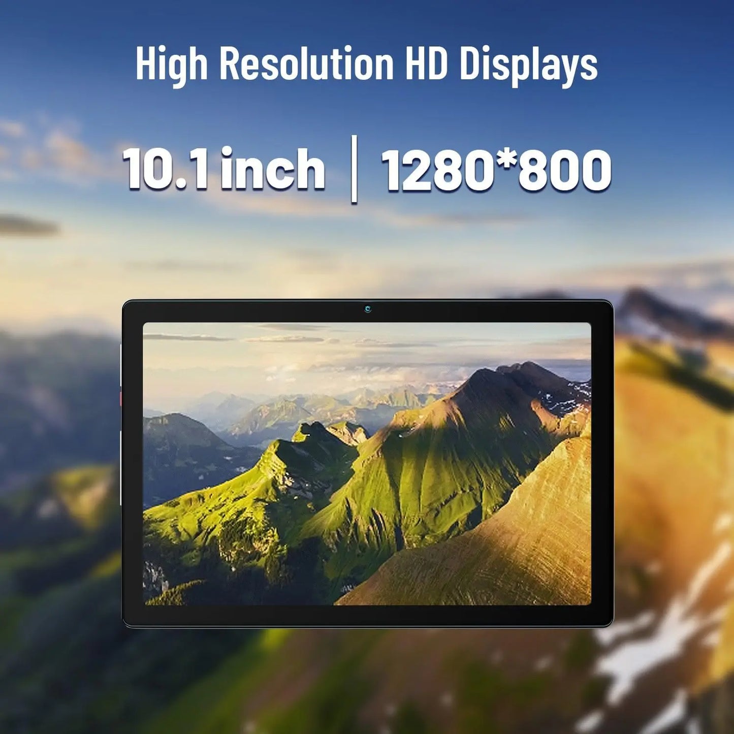 URAO 10 Inch Android Tablet Quad-Core 6GB RAM 64GB ROM to 128GB 5MP+8MP Dual Camera HD IPS Display WiFi Bluetooth PC Pad Tablets
