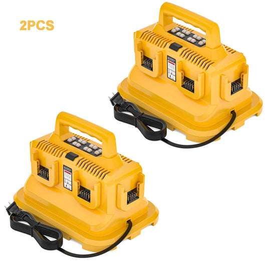 6-Ports for Dewalt Battery Charger, 20V/60V Battery Charger,Compatible with DCB200,DCB203,DCB204,Rapid Battery Charger Station