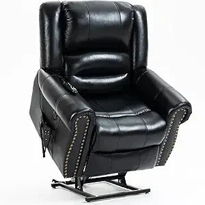 Dual Motor Power Lift Chair, Lay Flat Recliner Chair, Electric Recliner with Massage and Heat for Elderly, Remote Control, Infin