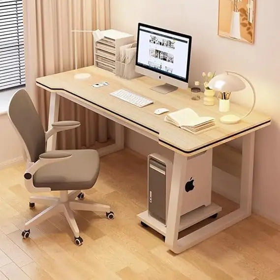 Gaming Desk Computer Writing Table Student Art Modern Simple Style PC Wood Suitable Portable Desk for Home
